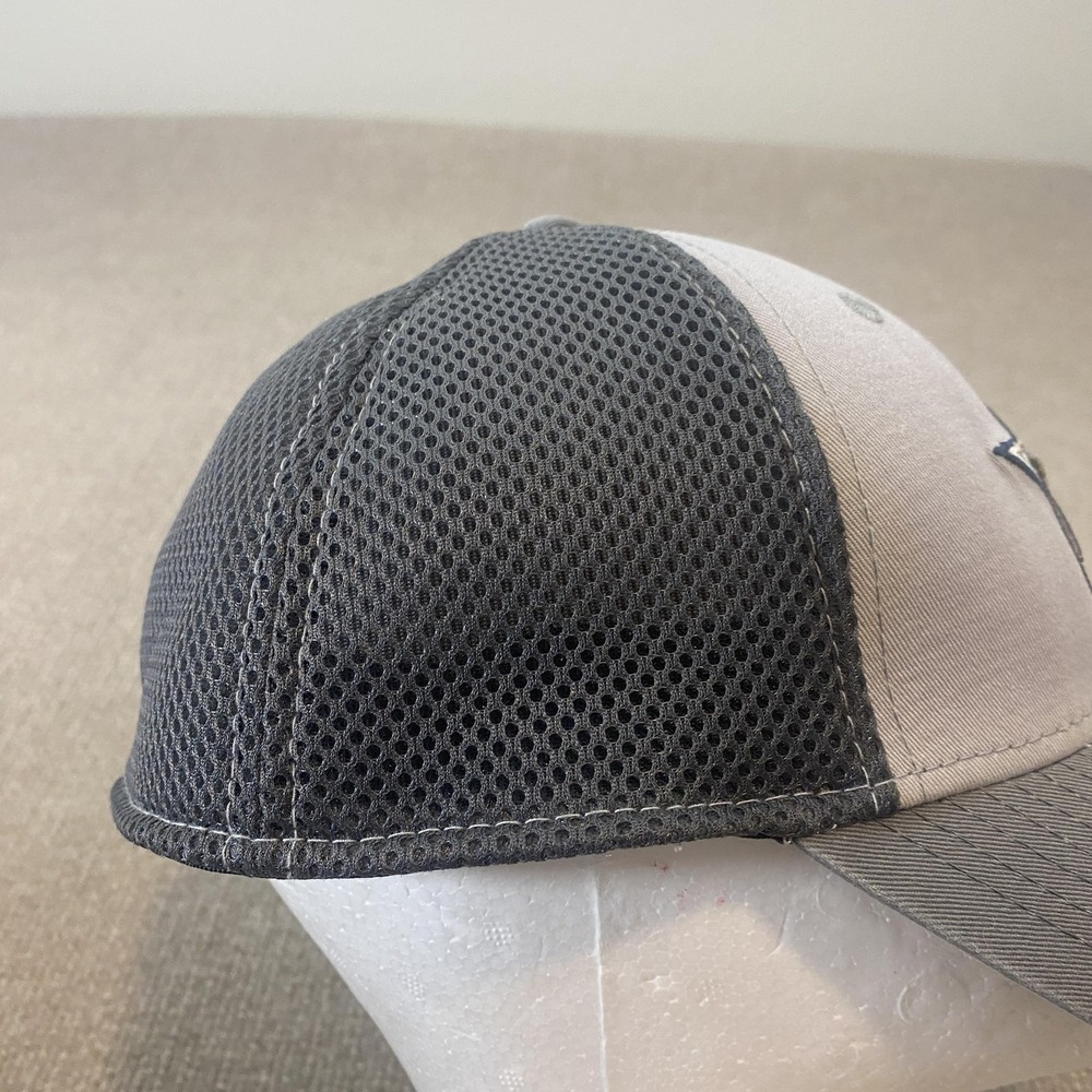 Dallas Cowboys Hat Cap Fitted Mens Medium Gray NFL Football New Era 39THIRTY - Picture 3 of 6